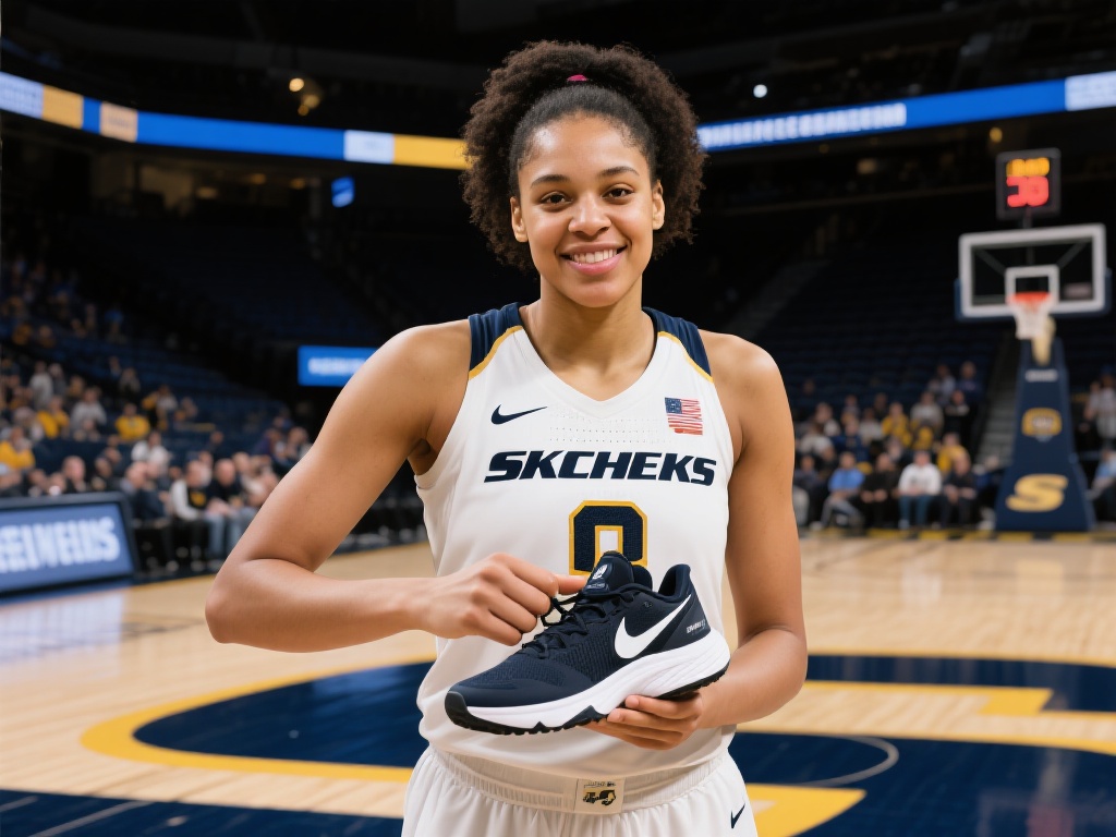 斯凯奇签约首位女大学篮球明星基基-伊里芬震撼登场